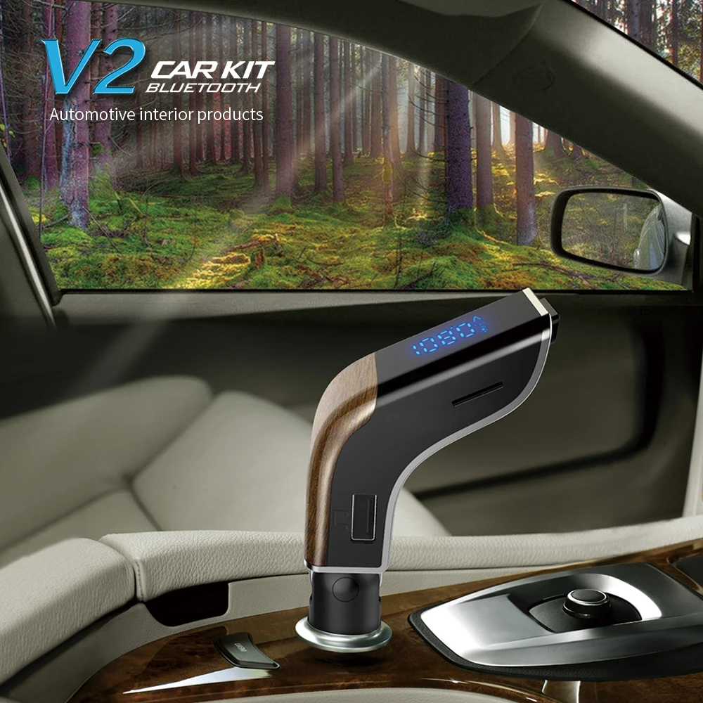 V2 Bluetooth Car MP3 Player Fast Car FM Multifunction Car Wireless Handsfree Call Music Audio with USB interface 20D
V2 Bluetooth Car MP3 Player Fast Car FM Multifunction Car Wireless Handsfree Call Music Audio with USB interface 20D