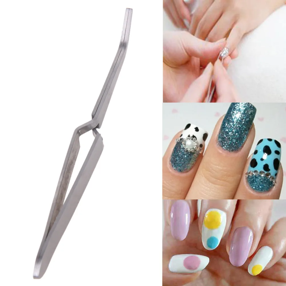 Stainless Steel Nail Art Rhinestones Tweezers Pearls Nail Art Decorations Clip Nipper Manicure Picking Tool
Stainless Steel Nail Art Rhinestones Tweezers Pearls Nail Art Decorations Clip Nipper Manicure Picking Tool
