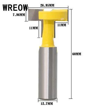 1Pc 1/2 Inch Slotting Router Bit Shank Straight T Slot Carbide Woodworking Chisel Milling Carving Machine Cutter Tools
1Pc 1/2 Inch Slotting Router Bit Shank Straight T Slot Carbide Woodworking Chisel Milling Carving Machine Cutter Tools