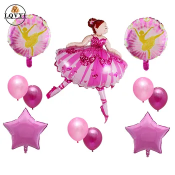 104*66cm shiny ballerina girl foil balloon 18inch dancing princess girl birthday happy party decoration supplies helium balloons
104*66cm shiny ballerina girl foil balloon 18inch dancing princess girl birthday happy party decoration supplies helium balloons