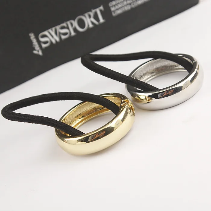 1 PCS New Alloy Ring Style Heavy Metal Hair Ring Ropes Female Elastic Hair Band Headdress Adult Accessories For Women
1 PCS New Alloy Ring Style Heavy Metal Hair Ring Ropes Female Elastic Hair Band Headdress Adult Accessories For Women
