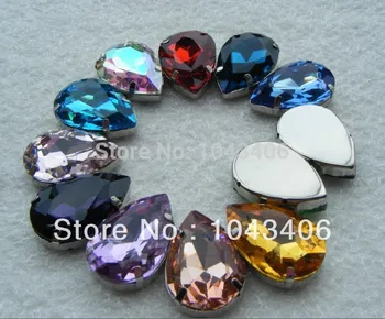 Promotion,big size 120pcs/lot 20x30mm Pear Shape Crystal Fancy Stone with Claw Setting Sew On beads 12different color mix
Promotion,big size 120pcs/lot 20x30mm Pear Shape Crystal Fancy Stone with Claw Setting Sew On beads 12different color mix
