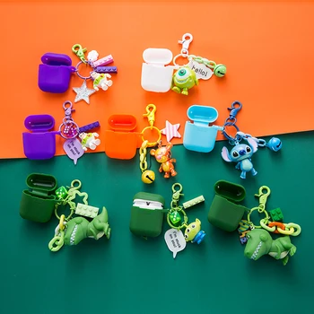 Cartoon Figure keychain Silicone Headphone Earphone Case For Apple Airpods Accessories cover
Cartoon Figure keychain Silicone Headphone Earphone Case For Apple Airpods Accessories cover