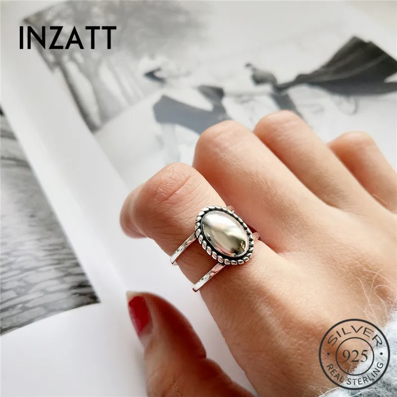 INZATT Real 925 Sterling Silver Vintage Oval Matte Mirror Openwork Ring For Women Party Personality 2018 Fashion Jewelry Gift
INZATT Real 925 Sterling Silver Vintage Oval Matte Mirror Openwork Ring For Women Party Personality 2018 Fashion Jewelry Gift