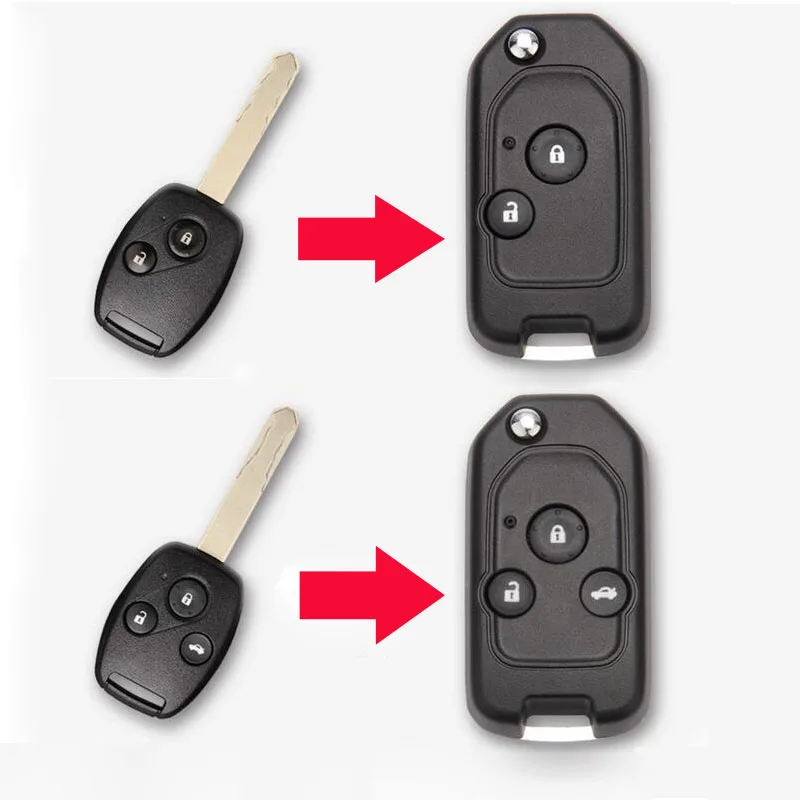 3 Buttons/2 Buttons Modified Flip Folding Remote Key Case Shell For Honda CRV City Fit Accord Odyssey Fob Key Cover
3 Buttons/2 Buttons Modified Flip Folding Remote Key Case Shell For Honda CRV City Fit Accord Odyssey Fob Key Cover