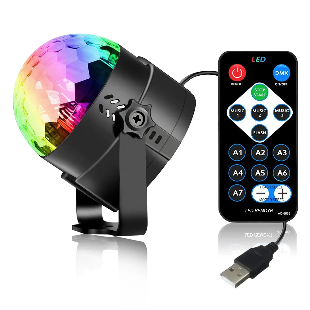 YouOKLight 3W RGB Mini Magic Ball Colorful Car Stage Lights USB Voice Activated LED Disco Crystal Rotating Lamp
YouOKLight 3W RGB Mini Magic Ball Colorful Car Stage Lights USB Voice Activated LED Disco Crystal Rotating Lamp