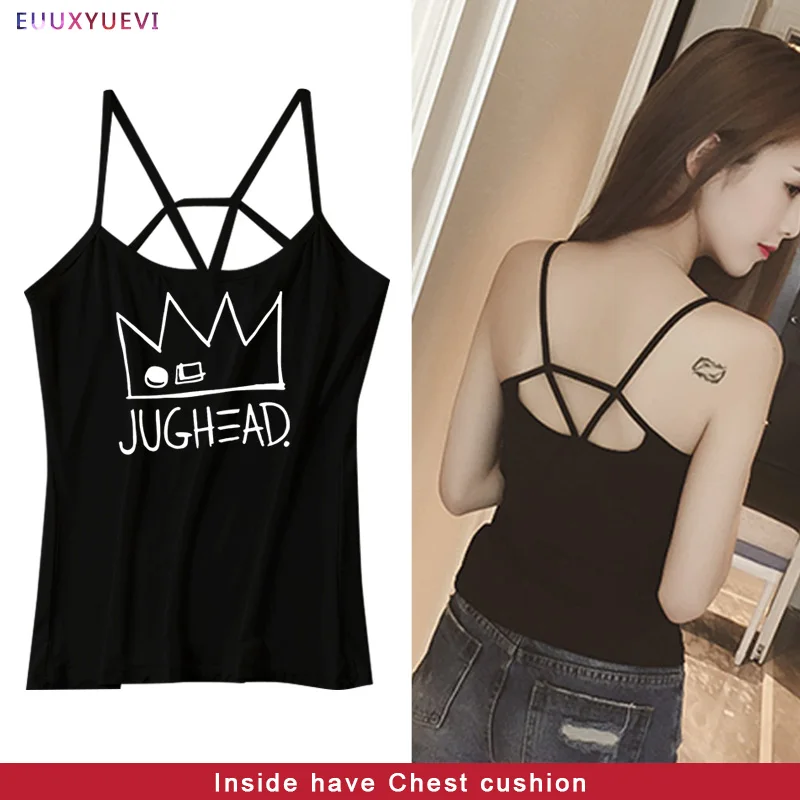Riverdale Jughead Jones Printed Women Tee shirt New vest Tshirt Camisoles Tees 2019 tank top Arrival Girls Fashion Tanks Tops
Riverdale Jughead Jones Printed Women Tee shirt New vest Tshirt Camisoles Tees 2019 tank top Arrival Girls Fashion Tanks Tops