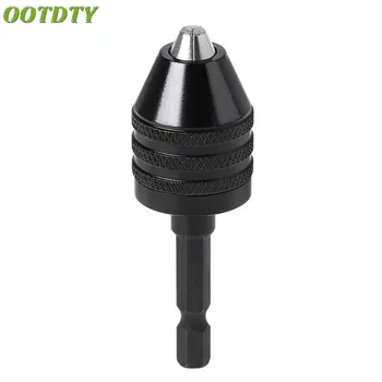 OOTDTY 1/4" Keyless Drill Bit Chuck Adapter Converter Quick Change 0.8-8mm 0.6-6.5mm Hex Shank
OOTDTY 1/4" Keyless Drill Bit Chuck Adapter Converter Quick Change 0.8-8mm 0.6-6.5mm Hex Shank