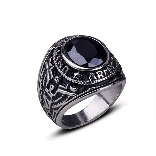 Men's Women's Punk Titanium Steel Band Rhinestone Finger Ring Jewelry Charm punk hip hop
Men's Women's Punk Titanium Steel Band Rhinestone Finger Ring Jewelry Charm punk hip hop
