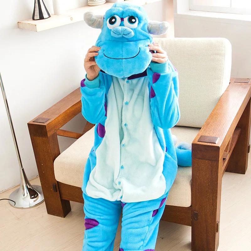 Super Monster Sullivan Onesie Kigurumi Pajamas For Adult Pyjamas Sleepwear Cartoon Halloween Sully Jumpsuit Cosplay CostumeParty
Super Monster Sullivan Onesie Kigurumi Pajamas For Adult Pyjamas Sleepwear Cartoon Halloween Sully Jumpsuit Cosplay CostumeParty