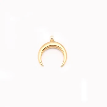 100% stainless steel OX Horn pendant necklace for women crescent moon charm half moon pendant collier lune wholesale
100% stainless steel OX Horn pendant necklace for women crescent moon charm half moon pendant collier lune wholesale