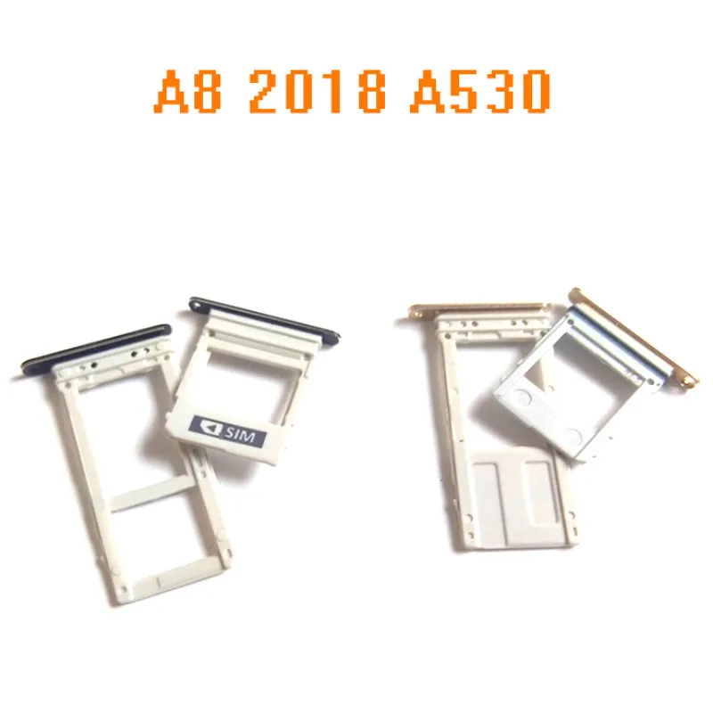 For Samsung Galaxy A8 2018 A530 Sim & SD Card Tray Reader Holder Replacement Single Dual Sim Version
For Samsung Galaxy A8 2018 A530 Sim & SD Card Tray Reader Holder Replacement Single Dual Sim Version