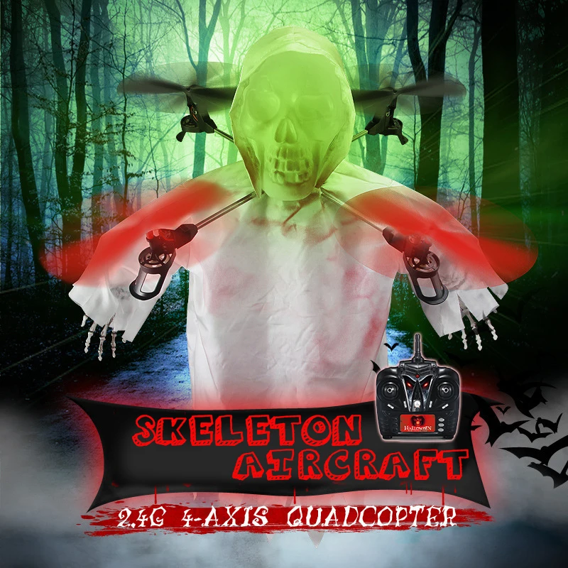 High Quqlity Cheap 1031 Skull Lighting Roll RC aircraft Christmas Gifts drones rc glider Wholesale RC Helicopter Quadcopter
High Quqlity Cheap 1031 Skull Lighting Roll RC aircraft Christmas Gifts drones rc glider Wholesale RC Helicopter Quadcopter