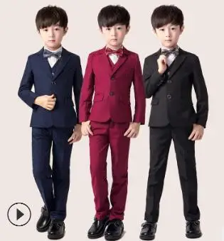2018 brand Boys Casual Tuxedos suits Spring Solid Kids Wedding Suit Fashion Kids Blue & black Suit 3pcs jacket vest pants
2018 brand Boys Casual Tuxedos suits Spring Solid Kids Wedding Suit Fashion Kids Blue & black Suit 3pcs jacket vest pants