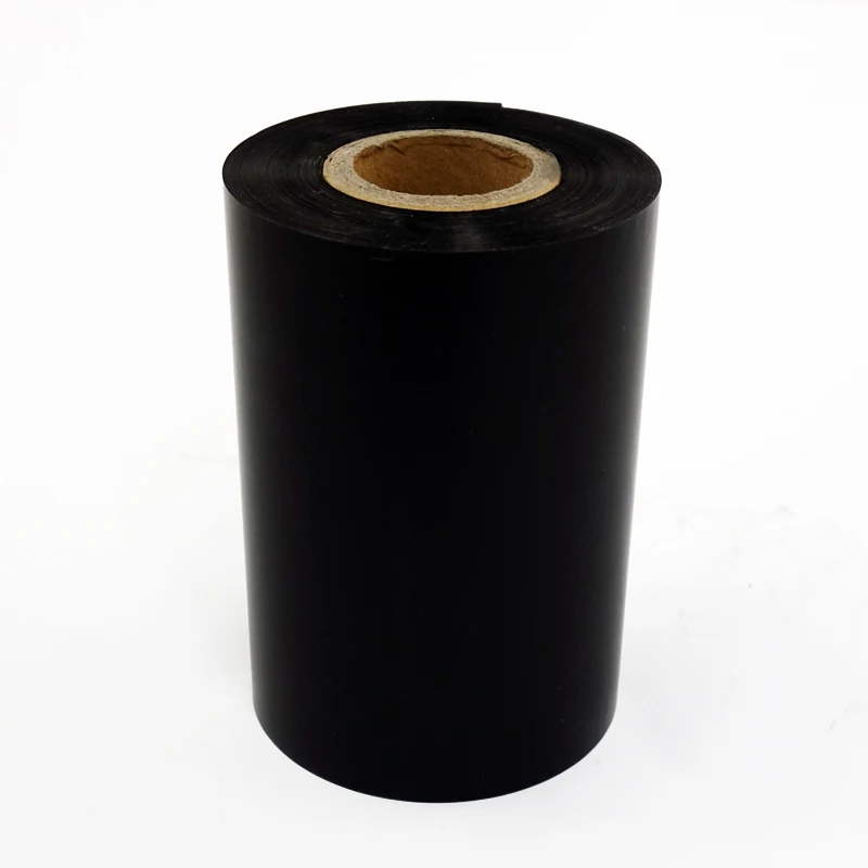 

thermal transfer ribbon, Width 50 - 110 mm x 300 m, Premium wax ink film for Barcode label printer, 1 Roll, scratch resistance