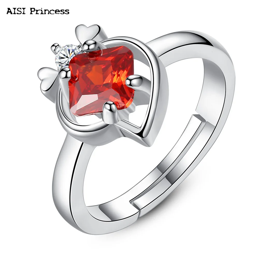 New Products Hot Sale Jewelry High-grade Cubic Zirconia Red Zircon Ring Heart-opening Adjustable Ring Gift Jewelry
New Products Hot Sale Jewelry High-grade Cubic Zirconia Red Zircon Ring Heart-opening Adjustable Ring Gift Jewelry