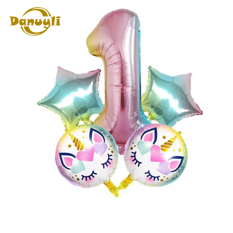 5pcs 32 inch gradient color aluminum film balloon digital unicorn pentagram balloon package children birthday party decoration
5pcs 32 inch gradient color aluminum film balloon digital unicorn pentagram balloon package children birthday party decoration