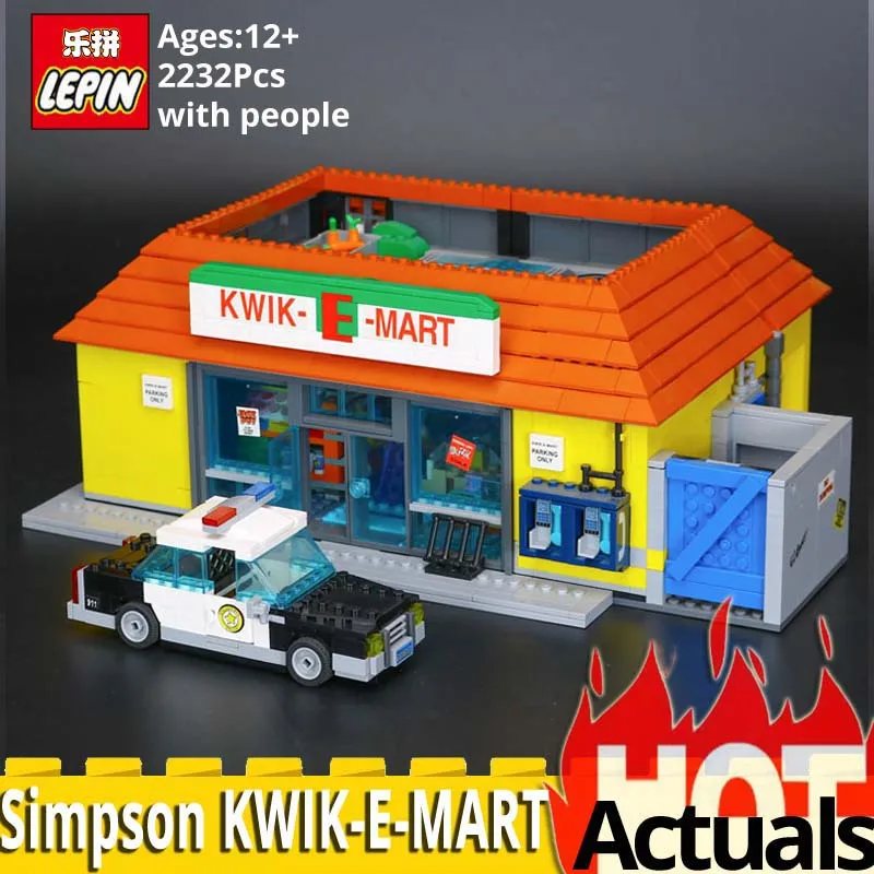 Lepin 16004 Simpsons KWIK-E-MART Model set building blocks Compatible With 71016 Educational Toys for child christmas Gift brick
Lepin 16004 Simpsons KWIK-E-MART Model set building blocks Compatible With 71016 Educational Toys for child christmas Gift brick