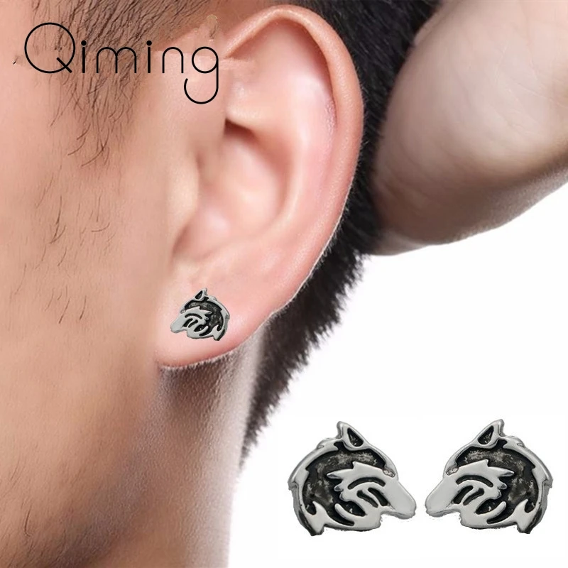 Wolf Pendant Stud Earrings Men Jewelry Accessories Vintage Women's Earrings Cool Animal Head Punk Earrings Slavic Gift
Wolf Pendant Stud Earrings Men Jewelry Accessories Vintage Women's Earrings Cool Animal Head Punk Earrings Slavic Gift