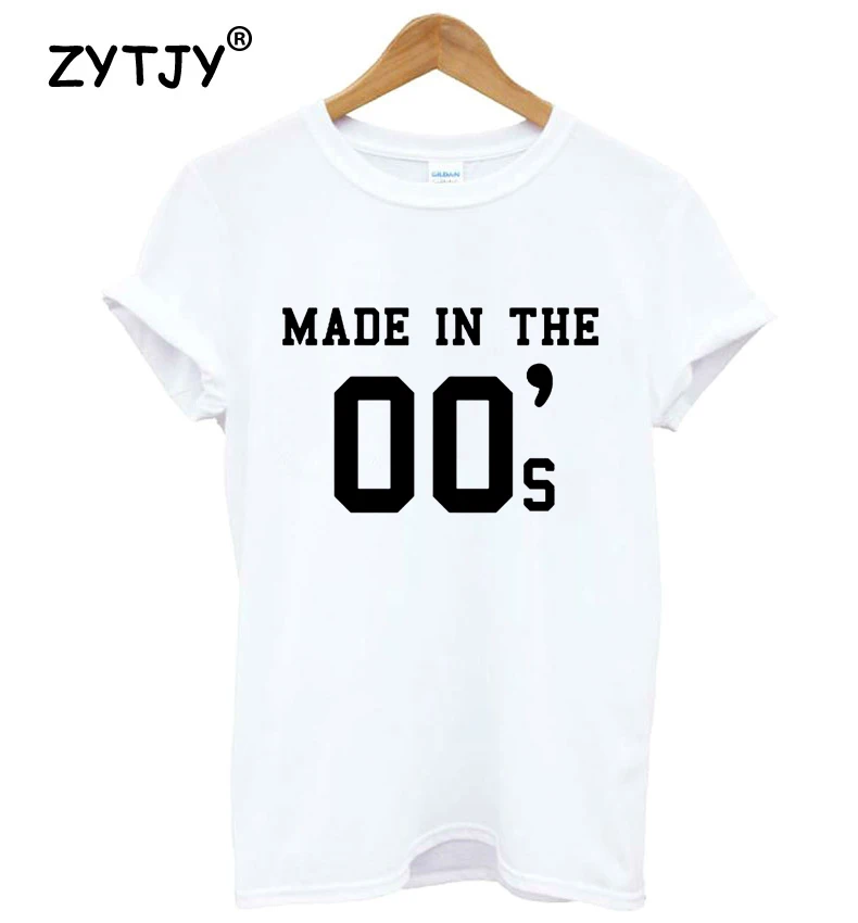 MADE IN 00's Letters Print Women T shirt Cotton Casual Funny Shirt For Lady Top Tee Tumblr Hipster Drop Ship NEW-91
MADE IN 00's Letters Print Women T shirt Cotton Casual Funny Shirt For Lady Top Tee Tumblr Hipster Drop Ship NEW-91