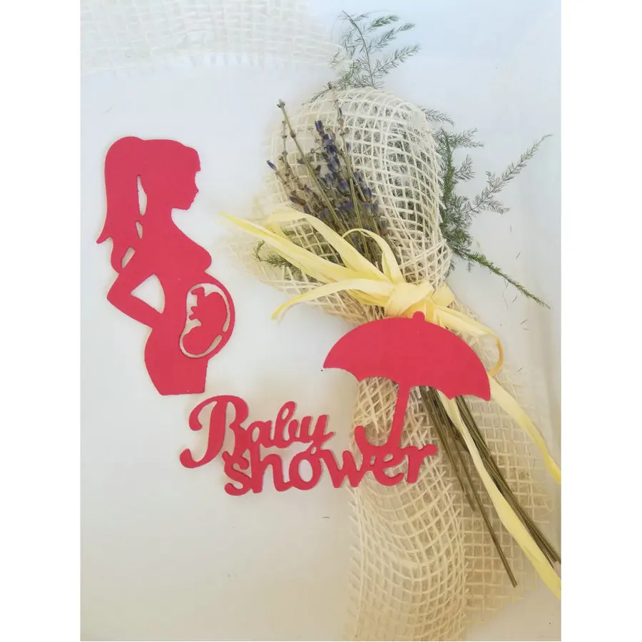Pregnant Woman Baby Shower Letters Umbrella Metal Cutting Dies DIY Stencils Scrapbook Embossing Album Paper Card Craft Decor
Pregnant Woman Baby Shower Letters Umbrella Metal Cutting Dies DIY Stencils Scrapbook Embossing Album Paper Card Craft Decor