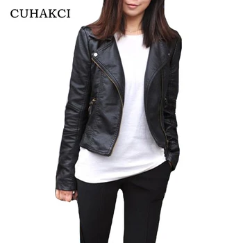 CUHAKCI Fashion Women Autunm Winter Coats PU Faux Leather Jackets Lady Zipper Pockets Motorcycle Cool Black Outerwear Coats XXXL
CUHAKCI Fashion Women Autunm Winter Coats PU Faux Leather Jackets Lady Zipper Pockets Motorcycle Cool Black Outerwear Coats XXXL