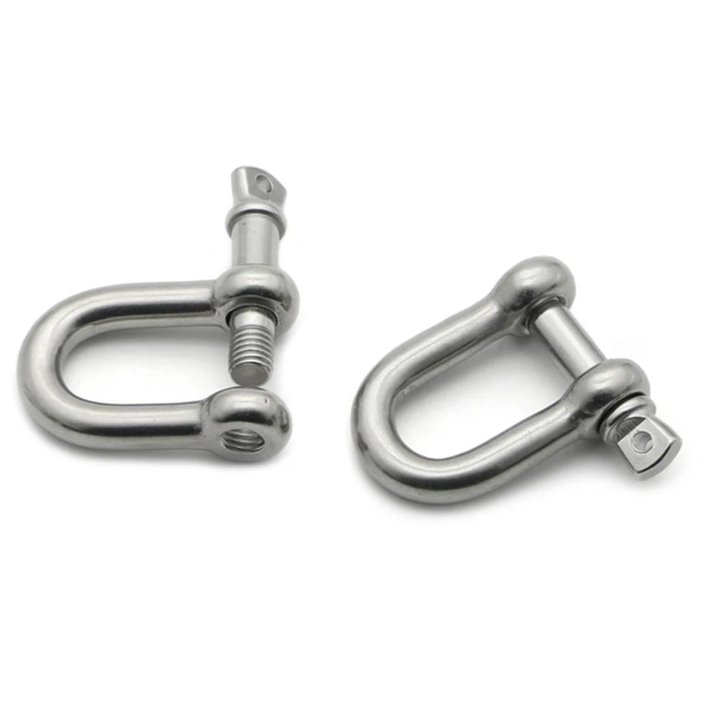 2pcs M5 Bow Shackles Recovery Rigging Tow D-Ring Screw Pin Anchor Bow Shackle Rigging European Style for Chains Wirerope
2pcs M5 Bow Shackles Recovery Rigging Tow D-Ring Screw Pin Anchor Bow Shackle Rigging European Style for Chains Wirerope