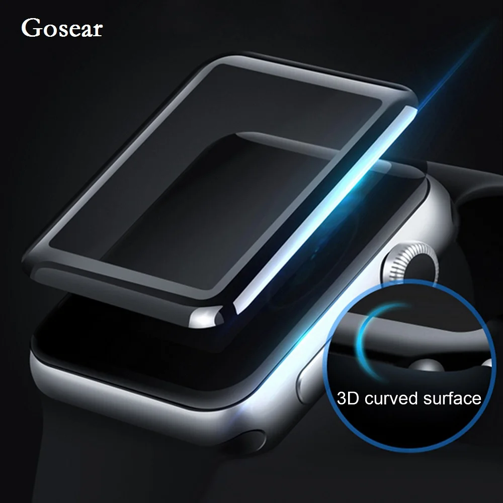 Gosear Curved 3D Anti-Scratch Tempered Glass Screen Protector Film for Apple Watch iWatch i Wach Series 2 3 38mm 42mm Gadgets
Gosear Curved 3D Anti-Scratch Tempered Glass Screen Protector Film for Apple Watch iWatch i Wach Series 2 3 38mm 42mm Gadgets