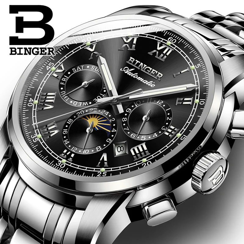 Men Automatic Mechanical Watches Top Brand Luxury Stainless Steel Watch Mens Sport Wrist Watch Male relogio Luminous Calendar
Men Automatic Mechanical Watches Top Brand Luxury Stainless Steel Watch Mens Sport Wrist Watch Male relogio Luminous Calendar