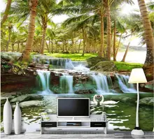 Custom photo 3d wallpaper Coconut tree forest water waterfall scenery Home decor 3d wall murals wallpaper for living room
Custom photo 3d wallpaper Coconut tree forest water waterfall scenery Home decor 3d wall murals wallpaper for living room