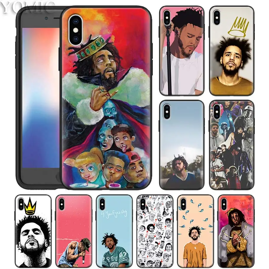 J. Cole King Cole Phone Case for iPhone XS 7 8 Plus 6 6s Plus XR XS MAX 5 5S Black Silicone Soft Case Cover
J. Cole King Cole Phone Case for iPhone XS 7 8 Plus 6 6s Plus XR XS MAX 5 5S Black Silicone Soft Case Cover