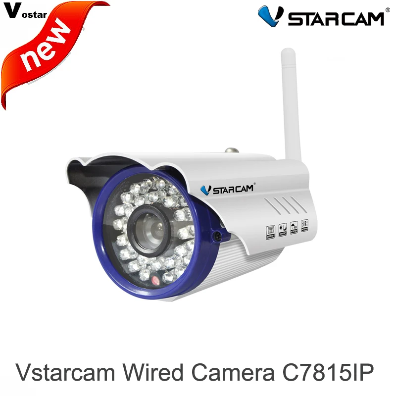 Vtsarcam C7815IP 1 MP Plug&Play Infrared waterproof Onvif ip security camera Outdoor waterproof HD 720P IR Wired 
Vtsarcam C7815IP 1 MP Plug&Play Infrared waterproof Onvif ip security camera Outdoor waterproof HD 720P IR Wired