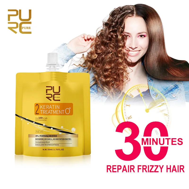 PURC Keratin Hair Treatment No Smoke No Smell No Irritation Quickly Repair Damaged Frizzy Hair Keratin Hair Treatment 50ml
PURC Keratin Hair Treatment No Smoke No Smell No Irritation Quickly Repair Damaged Frizzy Hair Keratin Hair Treatment 50ml