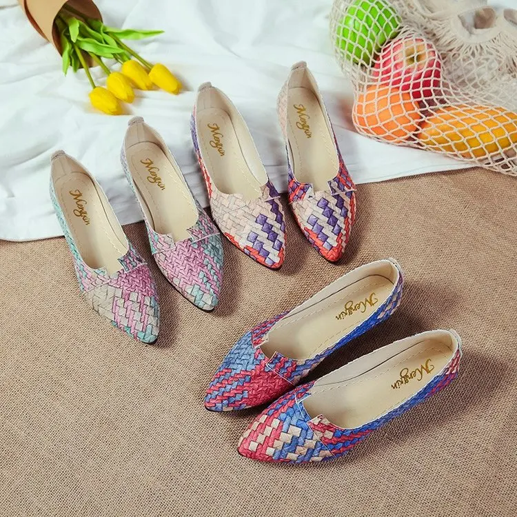 Brand Ksyoocur 2019 Spring New Ladies Flat Shoes Casual Women Shoes Comfortable Pointed Toe Flat Shoes BRAND KSYOOCUR 18-011
Brand Ksyoocur 2019 Spring New Ladies Flat Shoes Casual Women Shoes Comfortable Pointed Toe Flat Shoes BRAND KSYOOCUR 18-011