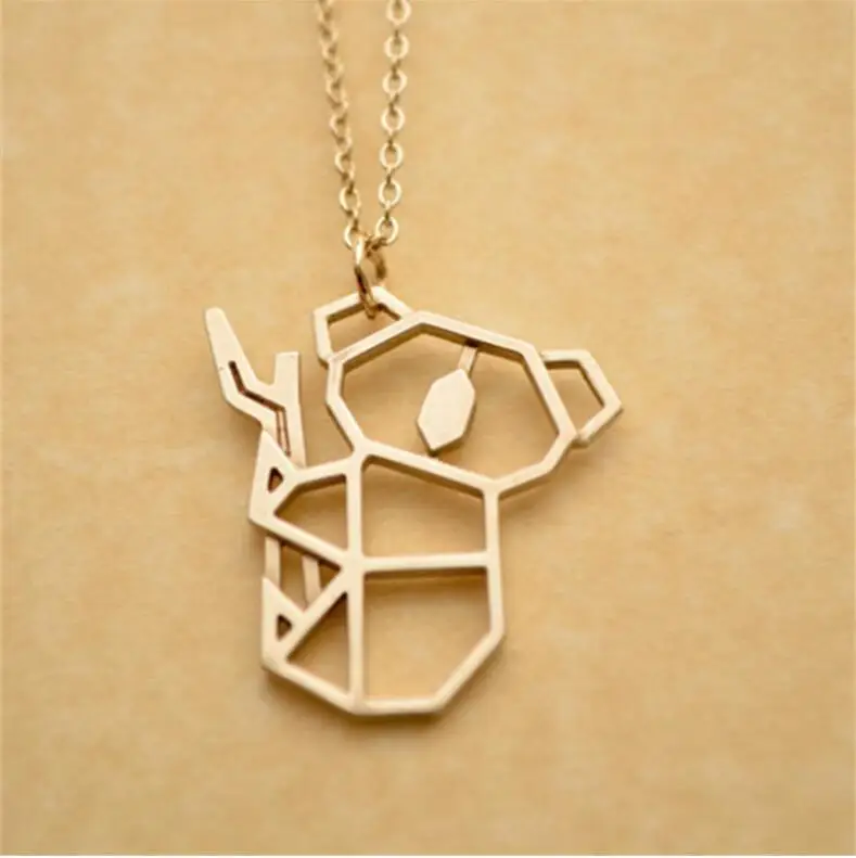 Cute Koala Origami Charm Necklace Women Boho Long Chain Necklaces Cute Animal Jewelry Collar Bijoux Birthday Gifts N5013
Cute Koala Origami Charm Necklace Women Boho Long Chain Necklaces Cute Animal Jewelry Collar Bijoux Birthday Gifts N5013