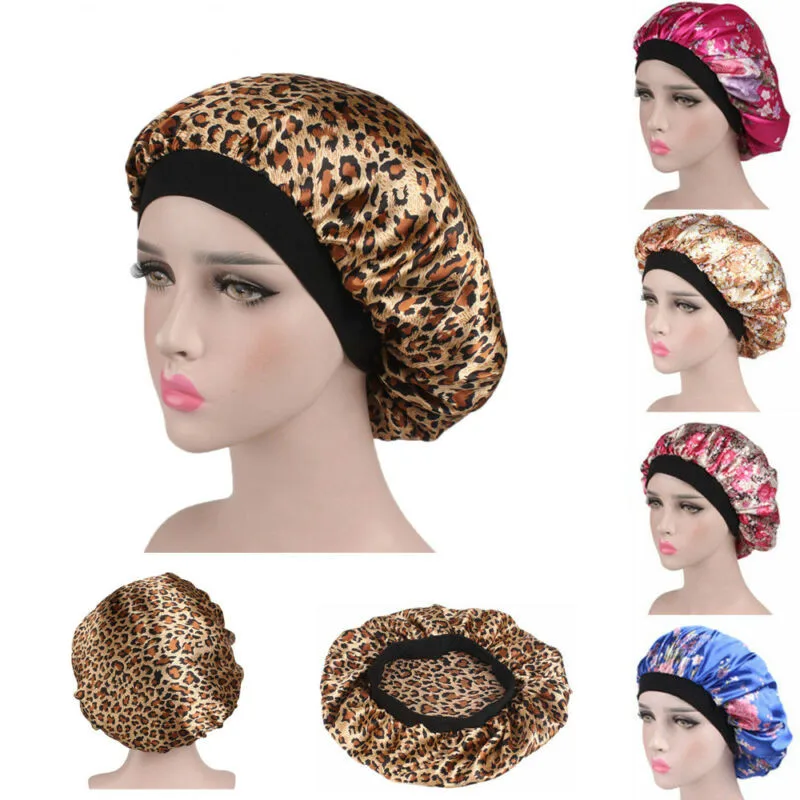 Women Silk Night Sleep Cap Hair Care Bonnet Hat Printing Head Cover Satin Wide Elastic Band
Women Silk Night Sleep Cap Hair Care Bonnet Hat Printing Head Cover Satin Wide Elastic Band