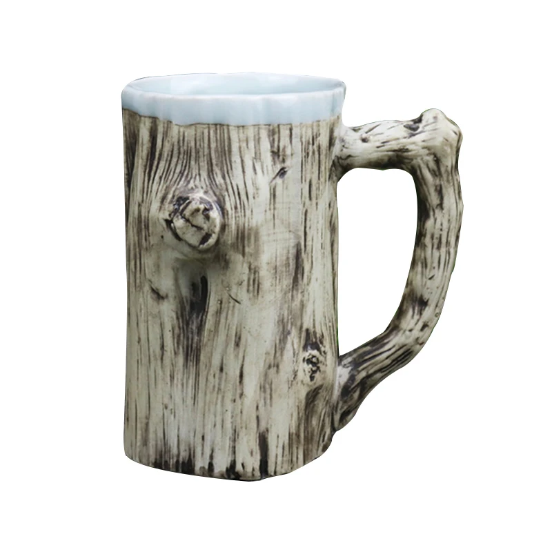 320ml 3D Creative Tree Stump Bark With Spoon Ceramic Mug Coffee Tea Milk Water Cup Drinkware Christmas Valentine's Day Gift
320ml 3D Creative Tree Stump Bark With Spoon Ceramic Mug Coffee Tea Milk Water Cup Drinkware Christmas Valentine's Day Gift