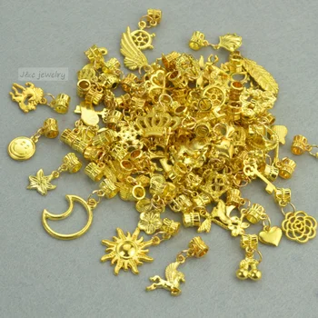 New 50pcs mixed wholesale metal charms gold big hole bead connect charm pendants fits European bracelets jewelry making 3117
New 50pcs mixed wholesale metal charms gold big hole bead connect charm pendants fits European bracelets jewelry making 3117