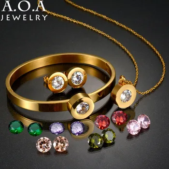 Hot Sale African Jewelry Set Stainless Steel Crystal Necklace Earrings Bracelets Bridal Jewelry Sets For Wedding
Hot Sale African Jewelry Set Stainless Steel Crystal Necklace Earrings Bracelets Bridal Jewelry Sets For Wedding