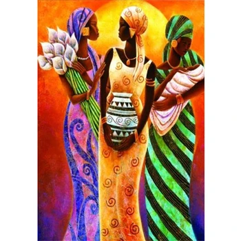 5D DIY Diamond Embroidery Full Round Diamond Painting African Woman Pattern Cross Stitch Stickers Handmade Needlework
5D DIY Diamond Embroidery Full Round Diamond Painting African Woman Pattern Cross Stitch Stickers Handmade Needlework