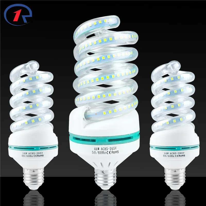 ZjRight E27 Spiral LED lighting Lamp 5W 9W 16W 24W 40W energy saving light bulbs Cafe school library factory Office Indoor light
ZjRight E27 Spiral LED lighting Lamp 5W 9W 16W 24W 40W energy saving light bulbs Cafe school library factory Office Indoor light