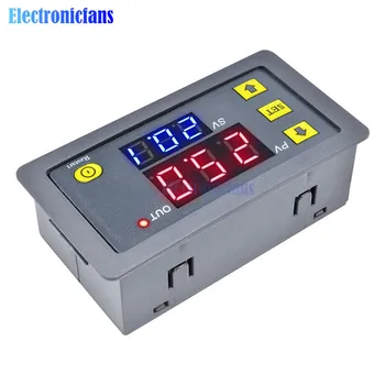 12V Timing Delay Timer Relay Module Digital LED Dual Display Cycle 0-999 Hours Adjustable Power Supplies
12V Timing Delay Timer Relay Module Digital LED Dual Display Cycle 0-999 Hours Adjustable Power Supplies