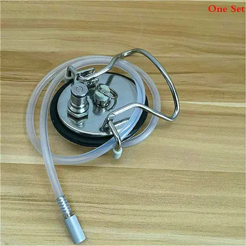 1 Pcs Steel keg lids,Keg caps,HomeBrew Carbonation Keg Lid With 0.5 Micron Diffusion Stone and Ball Lock Spigot,Prevent leakage
1 Pcs Steel keg lids,Keg caps,HomeBrew Carbonation Keg Lid With 0.5 Micron Diffusion Stone and Ball Lock Spigot,Prevent leakage