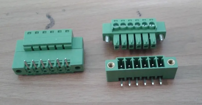 With Embossmen Angle 6pin/way Pitch 3.5mm Screw Terminal Block Connector Green Color Pluggable Type with angle pin
With Embossmen Angle 6pin/way Pitch 3.5mm Screw Terminal Block Connector Green Color Pluggable Type with angle pin