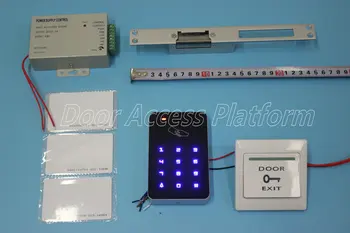 Off-line StandaloneTouch panel password+id card reader access control machine +long size strike lock+release button+power supply
Off-line StandaloneTouch panel password+id card reader access control machine +long size strike lock+release button+power supply