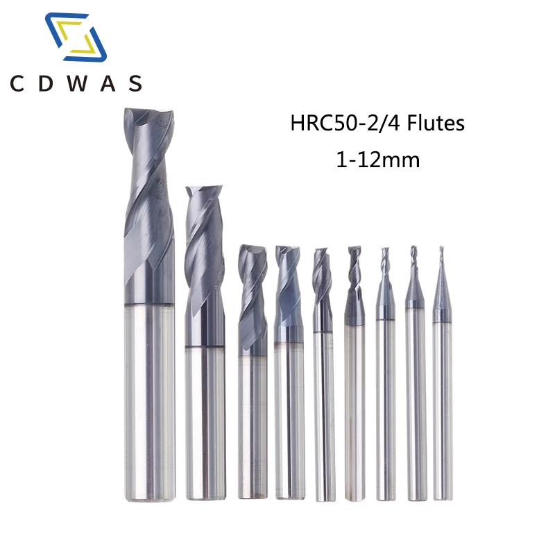 1pc 1MM/2MM/3MM/4MM/5MM/6MM/8MM/10MM/12MM 2/4flutes HRC50 Tungsten carbide Flat End Mills CNC Router Bits endmill
1pc 1MM/2MM/3MM/4MM/5MM/6MM/8MM/10MM/12MM 2/4flutes HRC50 Tungsten carbide Flat End Mills CNC Router Bits endmill