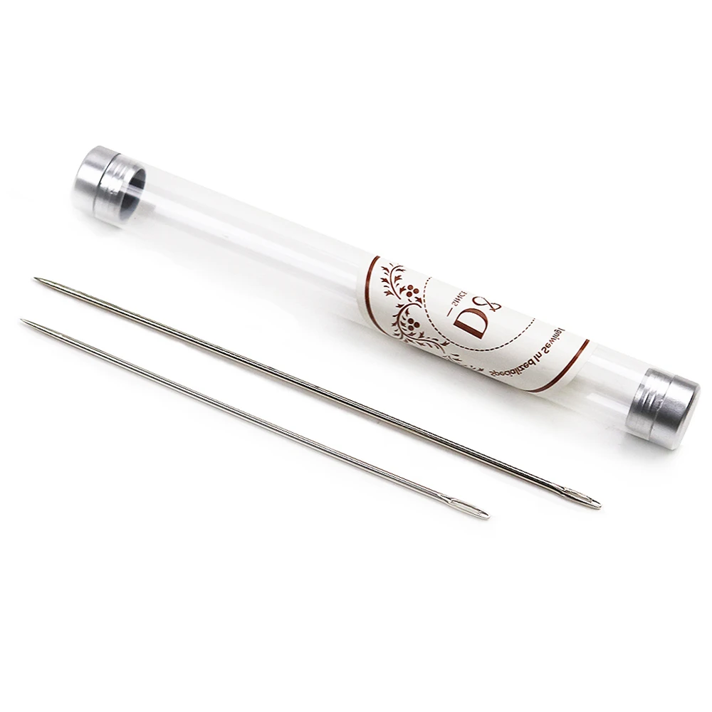 2Pcs Large-Eye Stainless Steel Needles Yarn Knitting Sack Packing Sewing Needle Pins Tools
2Pcs Large-Eye Stainless Steel Needles Yarn Knitting Sack Packing Sewing Needle Pins Tools
