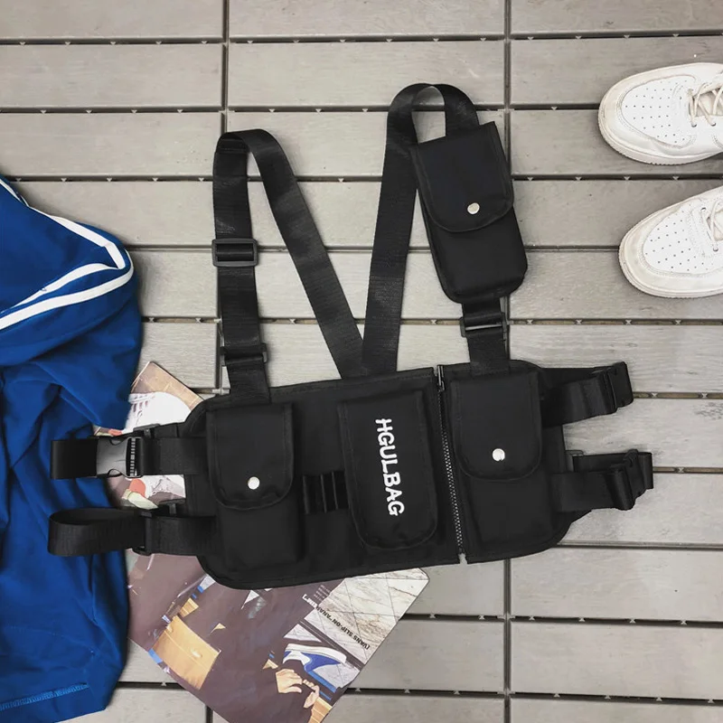 Waist Bag For Man Multi-functional Tactical Function Package Unisex Chest Bags Canvas Vest Bag Hip Hop Trend Bullet Bags Men Hot
Waist Bag For Man Multi-functional Tactical Function Package Unisex Chest Bags Canvas Vest Bag Hip Hop Trend Bullet Bags Men Hot