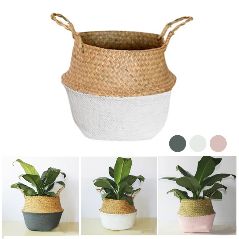 Handmade Bamboo Storage Baskets Laundry Straw Patchwork Wicker Rattan Seagrass Foldable Basket Garden Flower Pot Planter Decor
Handmade Bamboo Storage Baskets Laundry Straw Patchwork Wicker Rattan Seagrass Foldable Basket Garden Flower Pot Planter Decor
