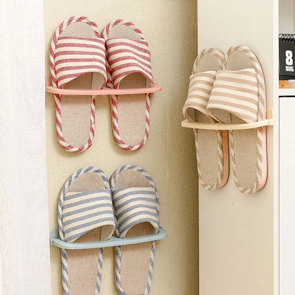 Wall-mounted Slippers Storage Rack Sticky Folding Single/Double Layer Shoe Rack Holder Organizer
Wall-mounted Slippers Storage Rack Sticky Folding Single/Double Layer Shoe Rack Holder Organizer